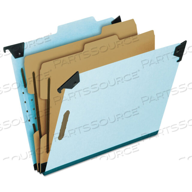 OEM#: 59252ПАПКИ ДЛЯ КЛАССИФИКАЦИИ, ПОДВЕСНЫЕ, С РАЗДЕЛИТЕЛЯМИ, ФОРМАТ LETTER, 2 РАЗДЕЛИТЕЛЯ, ВНЕШНИЕ ЯРЛЫКИ ШИРИНОЙ 2/5, СИНИЕ от Esselte Pendaflex Corp.