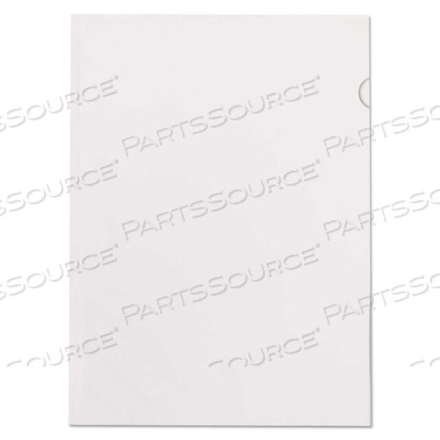OEM#: 61504EEPOLY COLOR TRANSPARENT FILE JACKETS, LETTER SIZE, CLEAR, 50/BOX by Esselte Pendaflex Corp.