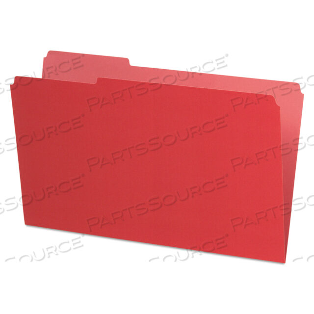 OEM#: 4350 ПАПКИ ДЛЯ АРХИВОВ 1/3 REDINTERIOR, ЯРЛЫКИ ШИРИНОЙ 1/3: АССОРТИМЕНТ, ФОРМАТ LEGAL, КРАСНЫЕ, 100 ШТ./КОРОБКА от Esselte Pendaflex Corp.