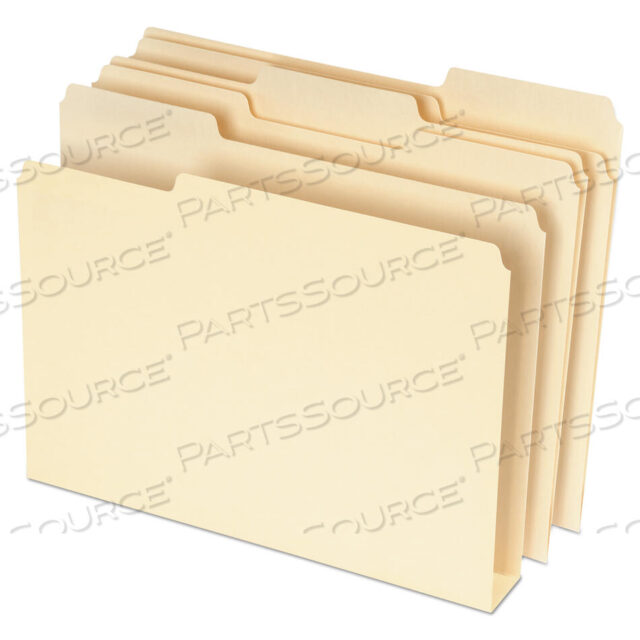 OEM#: 54459EEДВОЙНЫЕ ПАПКИ ДЛЯ АРХИВОВ, С ЯРЛЫКАМИ ШИРИНОЙ 1/3: АССОРТИМЕНТ, ФОРМАТ LETTER, МАНИЛА, 50 ШТ./УПАКОВКА от Esselte Pendaflex Corp.