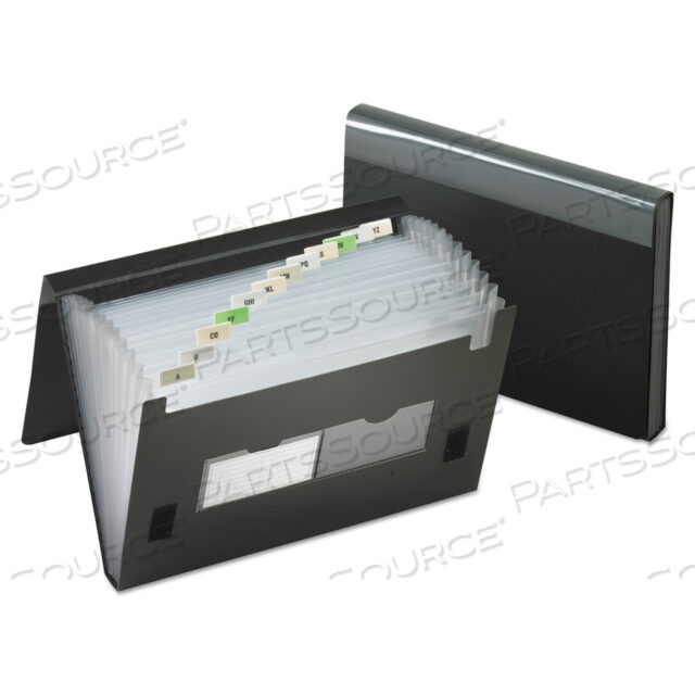 OEM#: 82011EE13-КАРМАННЫЙ ПАПКА, 4 РАСШИРЕНИЯ, 13 СЕКЦИЙ, ЗАСТЕЖКА-ЛИПУЧКА, ЯЗЫКИ ШИРИНОЙ 1/12, ФОРМАТ LETTER, ЧЕРНЫЙ от Esselte Pendaflex Corp.