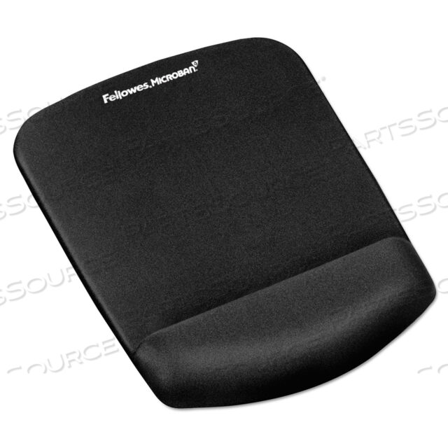 OEM#: 9252001PLUSHTOUCH коврик для мыши с подставкой для запястья, 7,25 X 9,37, черный от Fellowes