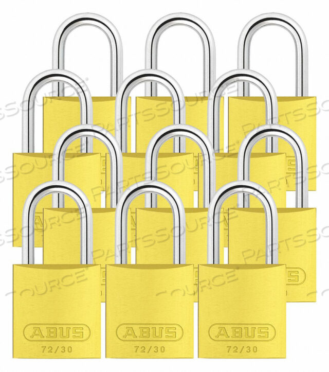 OEM#: 72/30 KA X 12J5199 БЛОКИРОВОЧНЫЙ НАВЕСНОЙ ЗАМОК KA ЖЕЛТЫЙ 2-17/32 H PK12 от Abus