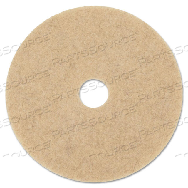 OEM#: BWK4017NHENATURAL HOG HAIR BURNISHING FLOOR PADS, 17 ДИАМЕТР, КОРИЧНЕВЫЙ, 5/КОРОБКА от Boardwalk