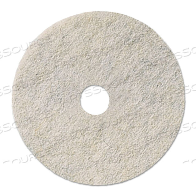 OEM#: BWK4021NATNATURAL BURNISHING FLOOR PADS, 21 ДИАМЕТР, БЕЛЫЙ, 5/КОРОБКА от Boardwalk