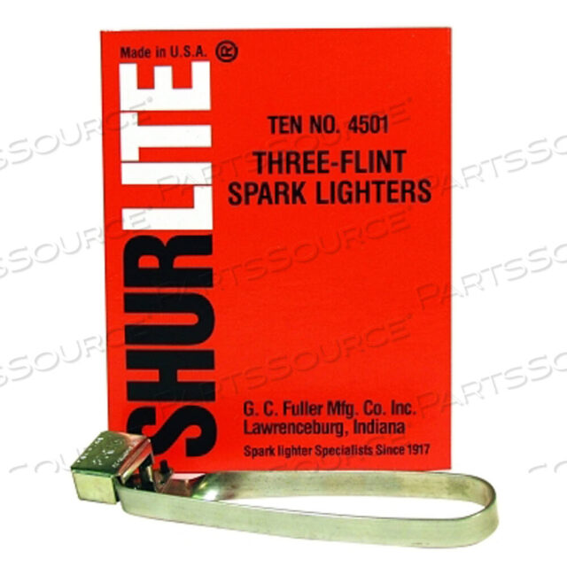 OEM#: 4501SHURLITE SPARK LIGHTER, ТРЕХКРЕМНИЕВАЯ ЗАЖИГАЛКА С ПРИКРЕПЛЕННЫМИ КРЕМНЯМИ от GC Fuller