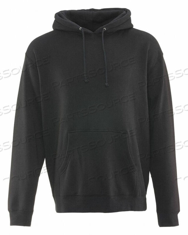 OEM#: 0486RBLKLARHOODIE SWEATSHIRT REGULAR, BLACK - LARGE by RefrigiWear
