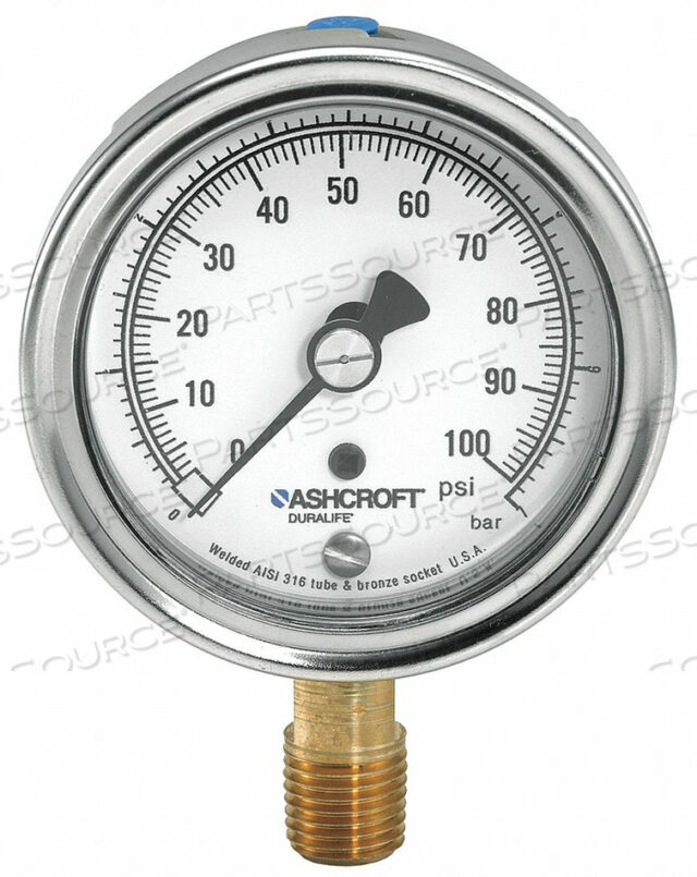 OEM#: 251009AW02L160#МАНОМЕТРИЧЕСКОЕ ДАВЛЕНИЕ ОТ 0 ДО 160 PSI 1 ПРОЦЕНТ от Ashcroft Inc.