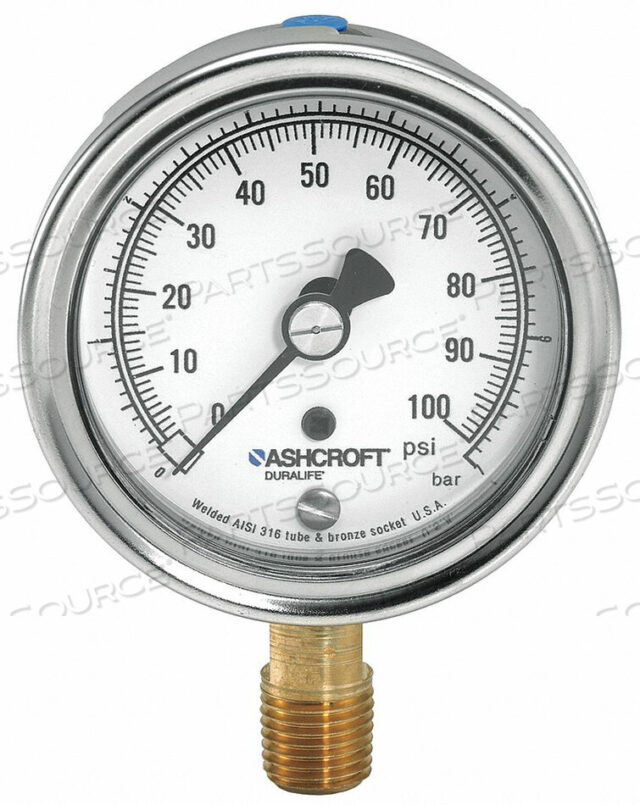 OEM#: 251009AWL02L1000#МАНОМЕТРИЧЕСКОЕ ДАВЛЕНИЕ ОТ 0 ДО 1000 PSI 1,5 ПРОЦЕНТА от Ashcroft Inc.