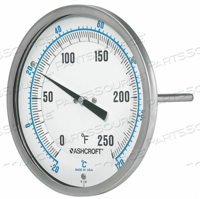 OEM#: 50EI60EDIAL ТЕРМОМЕТР EVERYANGLE 2-1/2 ДЮЙМА СТЕРЖНЕМ от Ashcroft Inc.