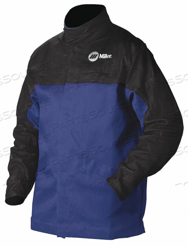 OEM#: 231082COMBO WELD JKT ROYAL/BLK CTN/LEATHER L от Miller Electric