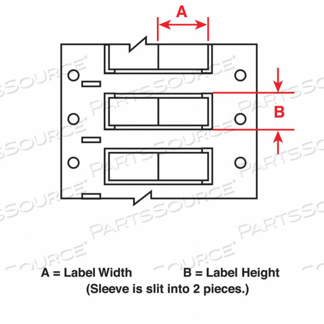 OEM#: 2HX-187-2-WT-J-2WIRE SLEEVE USE WITH RIBBON 356169 WHITE от Brady Americas