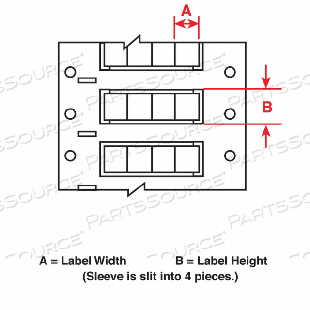 OEM#: 2HX-375-2-BK-4WIRE SLEEVE USE WITH RIBBON 356193 BLACK от Brady Americas