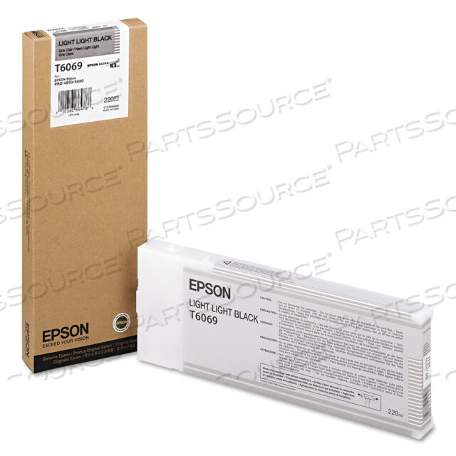 OEM#: T606900T606900 (60) ЧЕРНИЛА, СВЕТЛО-СВЕЛО-ЧЕРНЫЕ от Epson