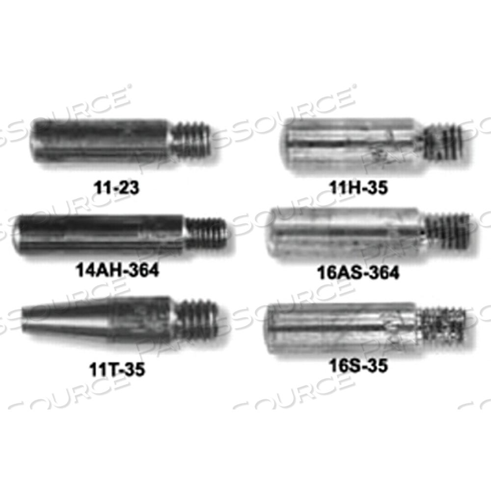 OEM#: 14AH364КОНТАКТНЫЙ НАКОНЕЧНИК HEAVY DUTY, ПРОВОД 3/64 ДЮЙМА, НАКОНЕЧНИК 0,059 ДЮЙМА, ОПЦИОНАЛЬНЫЙ HEAVY DUTY, 14AH от Tweco