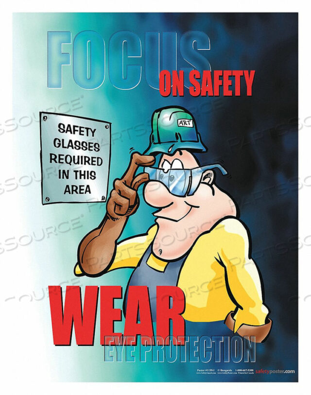 OEM#: P1199SAFETY PSTR ФОКУС НА БЕЗОПАСНОЙ ИЗДЕЛИИ ENG от SafetyPoster