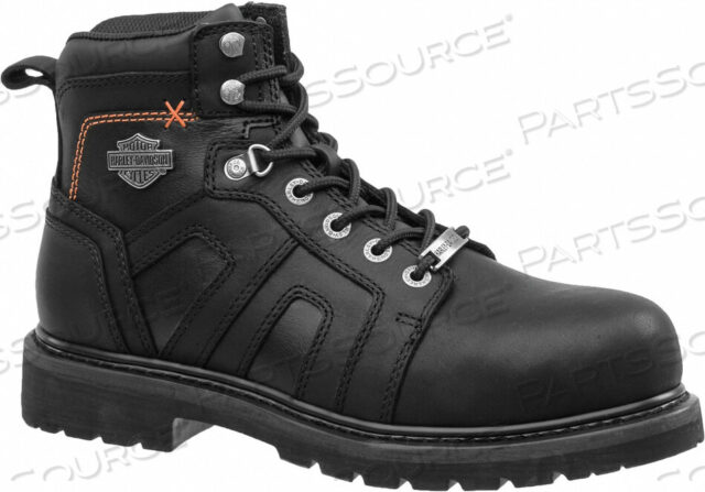 OEM#: D931766 WORK BOOT 13 MEDIUM BLACK STEEL PR от Harley Davidson