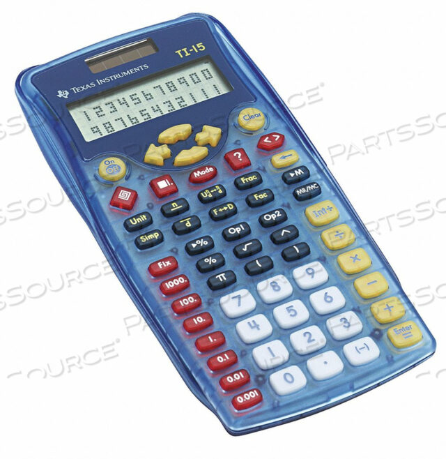 OEM#: TEXTI15КАЛЬКУЛЯТОР LCD 8 DIGIT от Texas Instruments