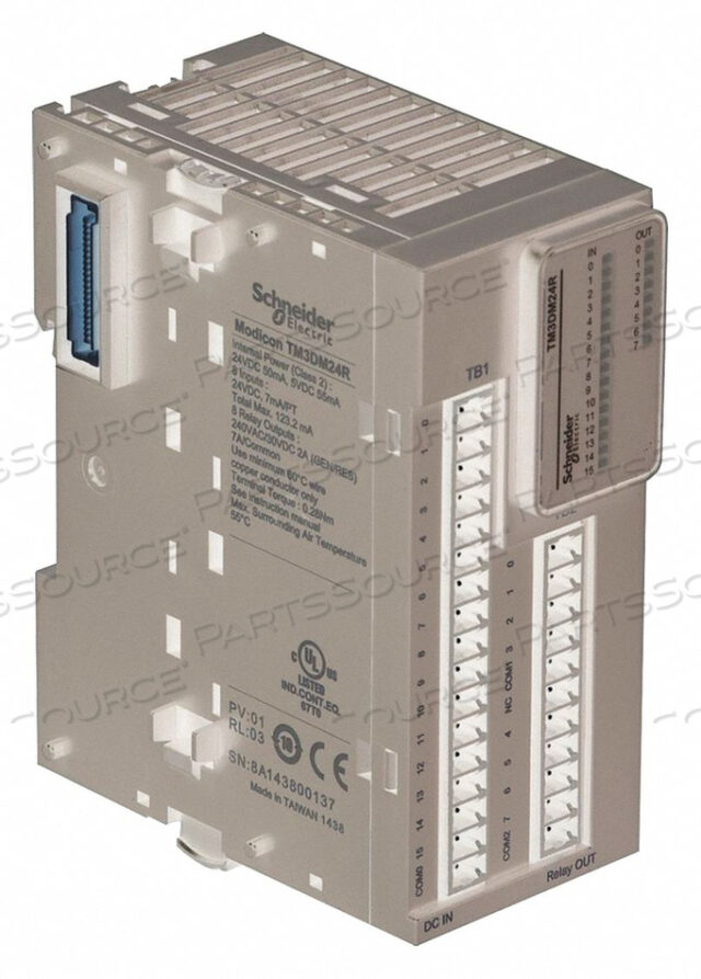 OEM#: TM3DM24REXT МОДУЛЬ TM3 16 ВХОДОВ 8 ВЫХОДОВ от APC / American Power Conversion