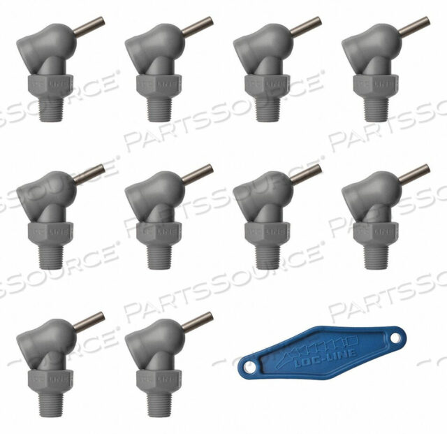 OEM#: 79046-GNOZZLE XR STYLE 0.086IN.DIA PK10 от Loc-Line