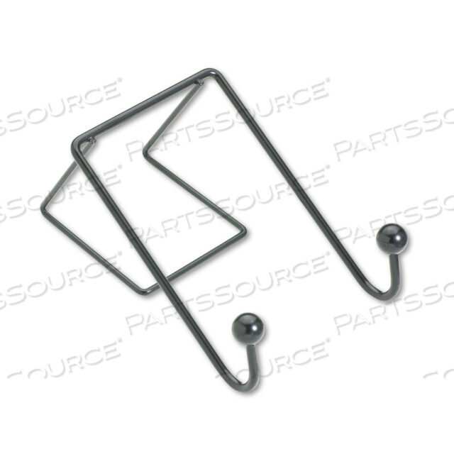 OEM#: 75510 ДОПОЛНИТЕЛЬНЫЕ ПРОВОЛОЧНЫЕ КРЮЧКИ ДЛЯ ОДЕЖДЫ, 4 X 5,13 X 6, КРЕПЛЕНИЕ НАД ПАНЕЛЬЮ, ЧЕРНЫЙ от Fellowes