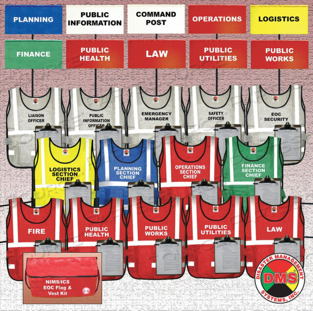 OEM#: DMS 05303EOC КОМПЛЕКТ ФЛАГОВ/ЖИЛЕТА 44 ШТ. от Disaster Management Systems (DMS)