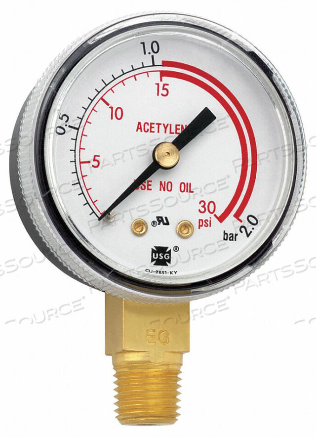 OEM#: GA140-03МАНОМЕТР 0 ДО 200 PSI 0 ДО 14 БАР от Miller Electric