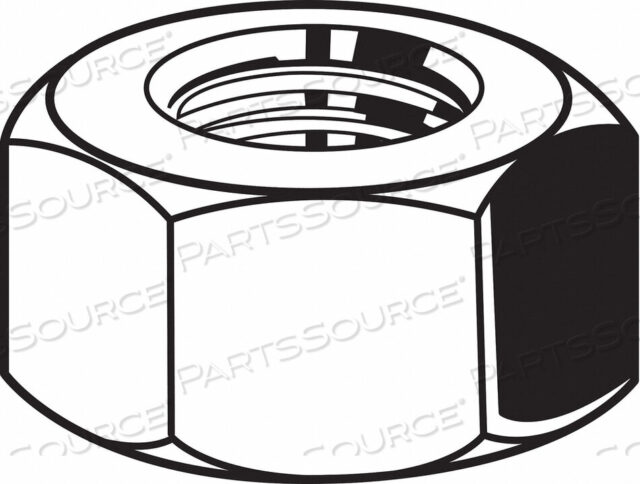 OEM#: U08160.031.0002ГАЙКА ШЕСТИГРАННАЯ 5/16-24 GR 2 СТАЛЬНАЯ ОБЫЧНАЯ PK100 от Fabory