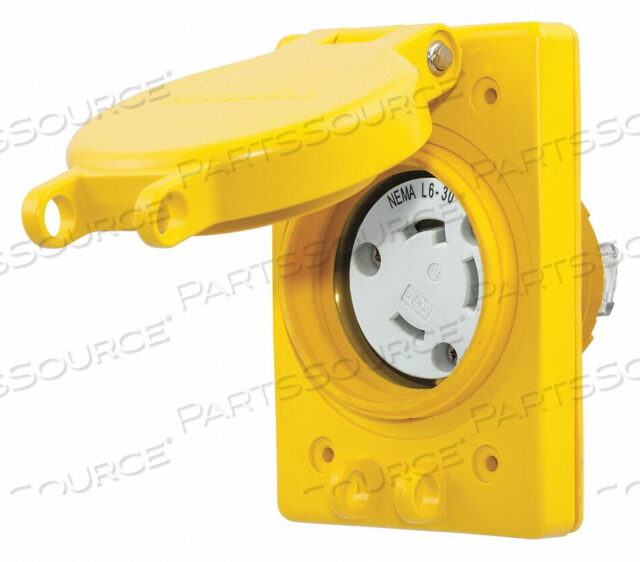 OEM#: HBL69W48ВОДОНЕПРОНИЦАЕМАЯ ЗАМЫКАЮЩАЯ РОЗЕТКА 30 ЖЕЛТАЯ от Hubbell Incorporated, Wiring Device-Kellums