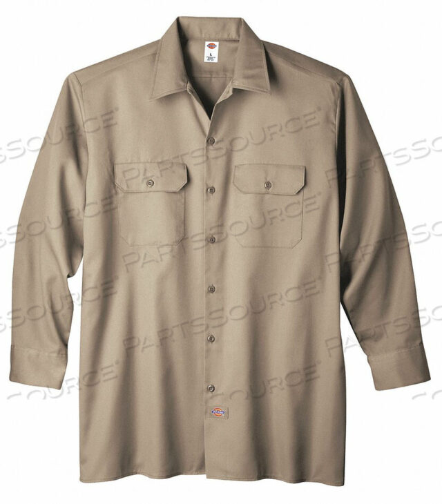 OEM#: 5574KH RG SH4980 РАБОЧАЯ РУБАШКА С ДЛИННЫМ РУКАВОМ ИЗ ТВИЛА ЦВЕТА ХАКИ S от VF Imagewear, Inc.