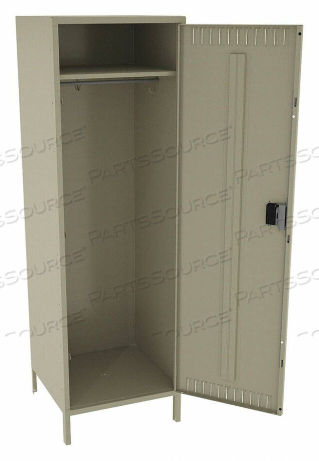 OEM#: STS-242472-1SDWARDROBE LOCKER LVRD 1 WIDE 1 TIER SAND by Tennsco Corp.