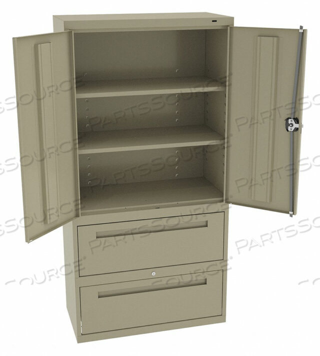OEM#: DWR-7218-2SDКОМБИНИРОВАННЫЙ ШКАФ С ВЫДВИЖНЫМИ ЯЩИКАМИ 72 В 36 Ш ПЕСОЧНЫЙ от Tennsco Corp.