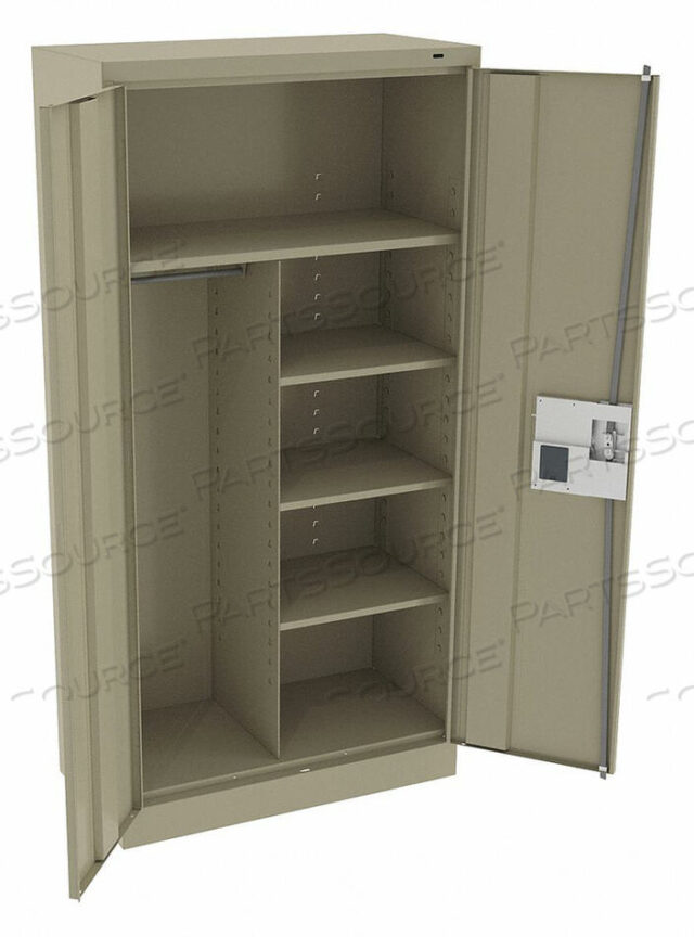OEM#: 7214ELSDCOMBO WARDROBE CABINET 72 H 36 W SAND by Tennsco Corp.