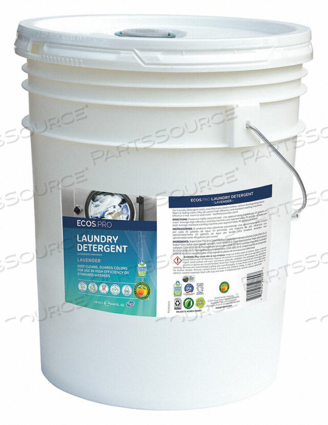 OEM#: PL9755/05ECOS PRO LAVENDER 2X ЖИДКОЕ СРЕДСТВО ДЛЯ СТИРКИ, ВЕДРО 5 ГАЛЛОНОВ от Earth Friendly Products