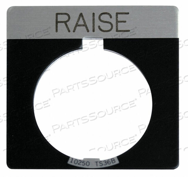 OEM#: 10250TS28LEGEND PLATE SQUARE RAISE BLACK от Eaton