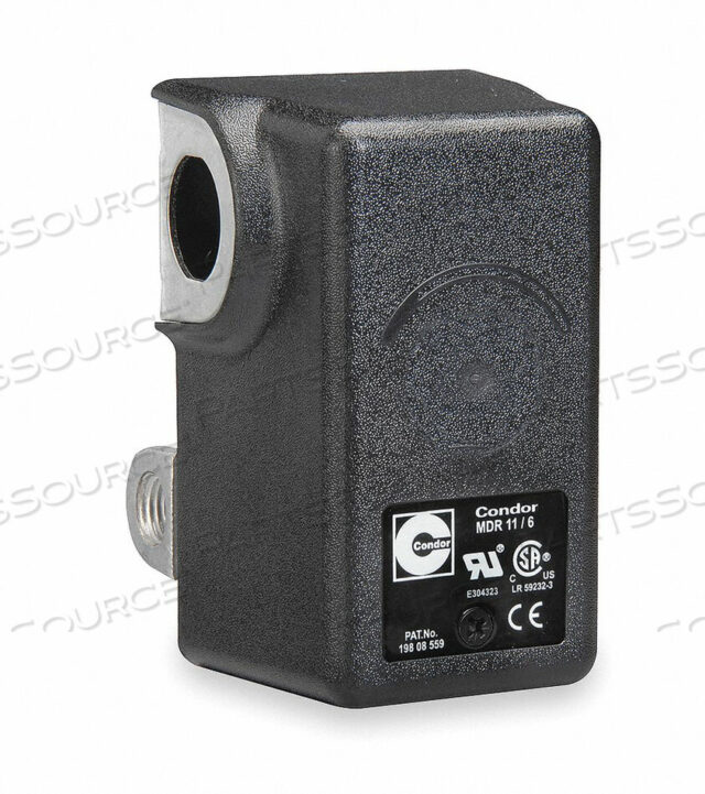 OEM#: 11GCXXPRESSURE SWTCH 100/125 PSI DIAPHRGM DPST от Condor USA, Inc.