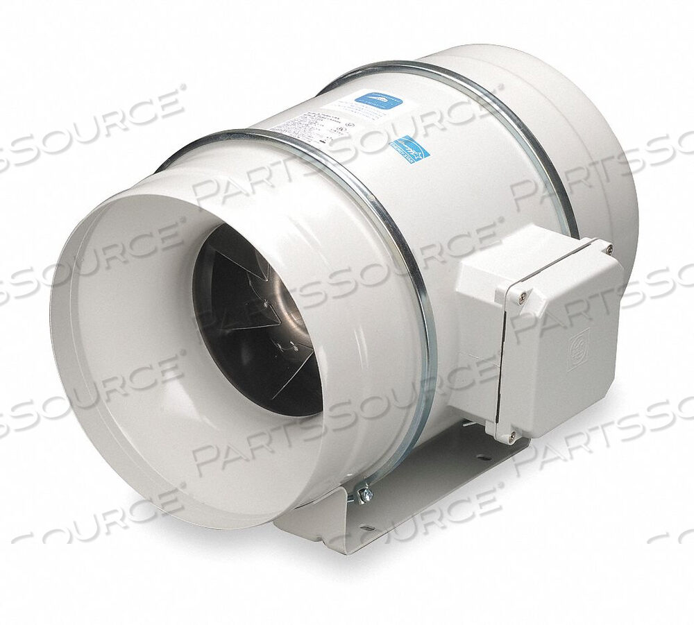 OEM#: TD-250STEEL 11 D 7.6 H 7.6 W INLINE DUCT FAN by S&P USA Ventilation Systems