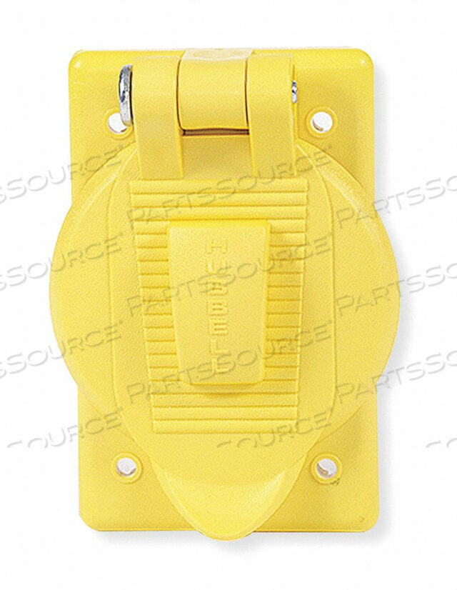 OEM#: HBL77CM74WOCOVER WEATHERPROOF YELLOW от Hubbell Incorporated, Wiring Device-Kellums