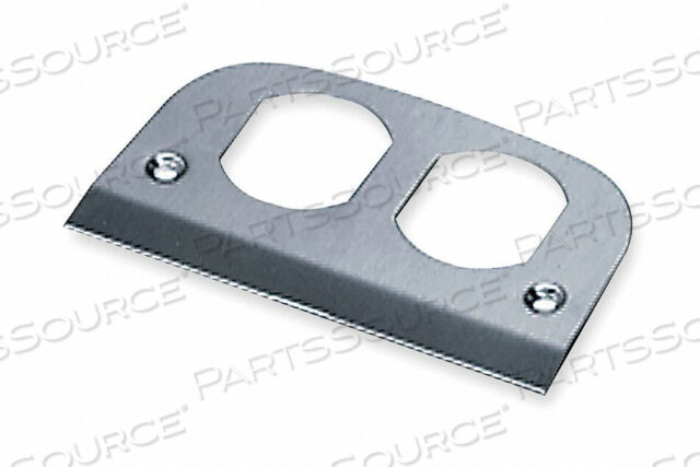 OEM#: SS309DCAST DEVICE BOX COVER DUPLEX RECEPT SHEET ALUMINUM by Hubbell Incorporated, Wiring Device-Kellums