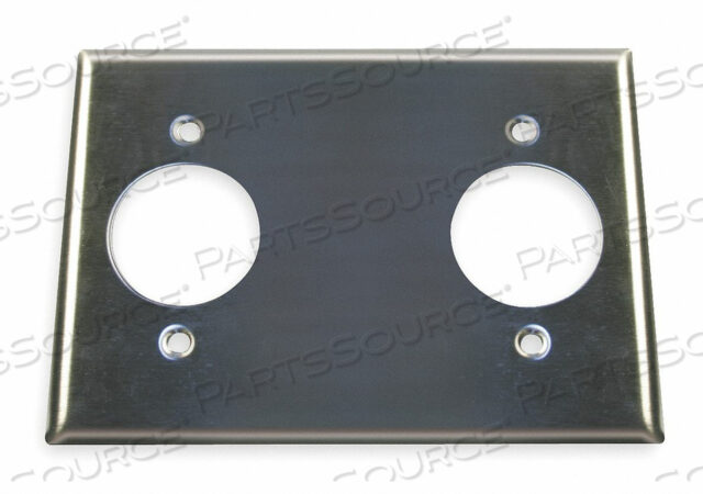 OEM#: HBL23909HGDUPLEX WALL PLATE 3 GANG SILVER от Hubbell Incorporated, Wiring Device-Kellums
