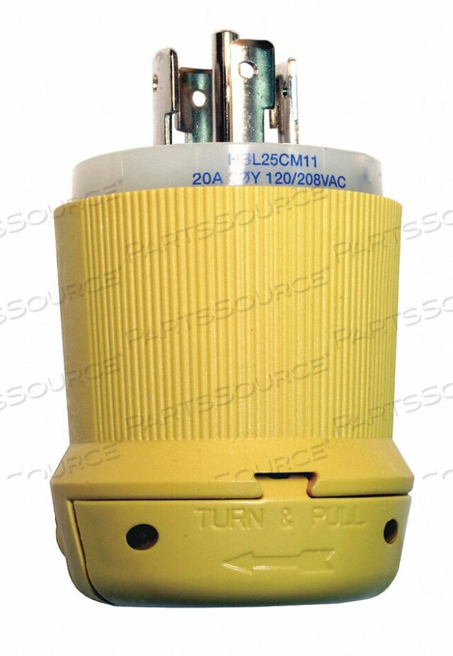 OEM#: HBL25CM11PLUG 120/208VAC 20A L21-20P 4P 5W 3PH от Hubbell Incorporated, Wiring Device-Kellums