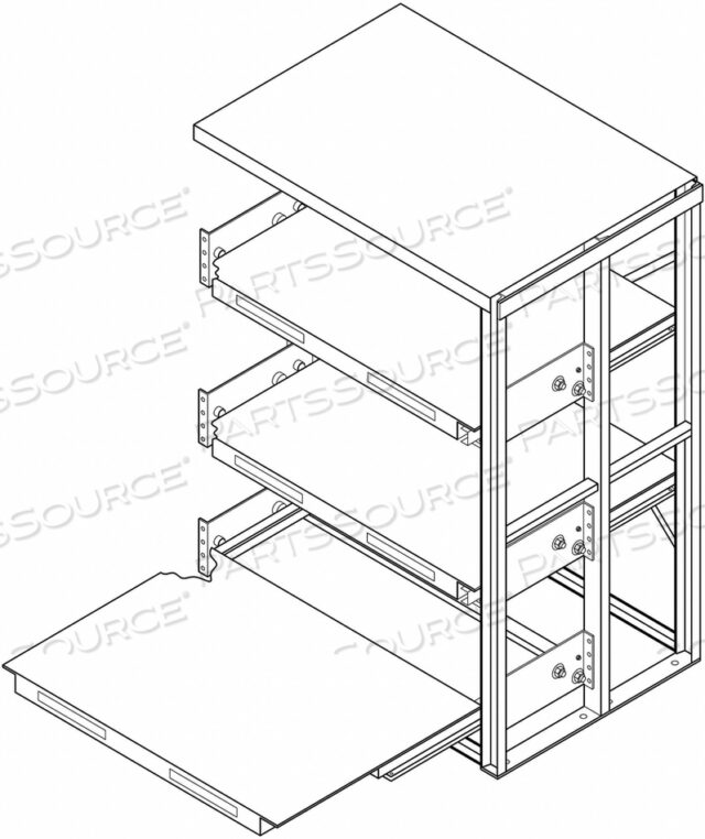 OEM#: EZ484872AAДОПОЛНИТЕЛЬНЫЙ БЛОК 3 ПОЛКИ 48X48X72-1/2H от Jarke