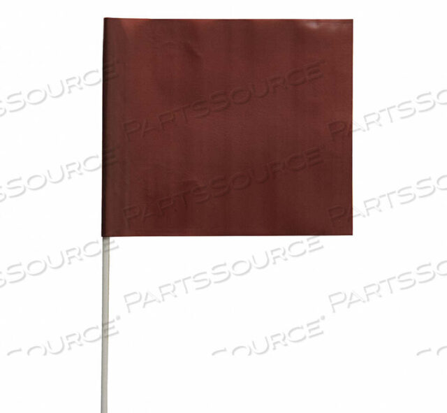 OEM#: F4524BRN-200МАРКИРОВОЧНЫЙ ФЛАГ КОРИЧНЕВЫЙ БЛЕСТЯЩИЙ ПВХ PK100 от Presco