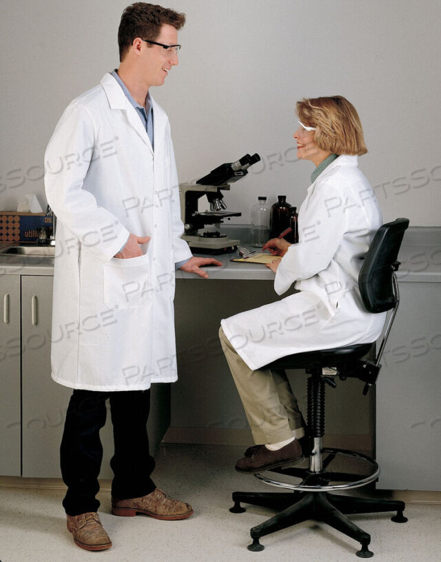 OEM#: KP18WH RG XLLAB COAT XL БЕЛОЕ 41-1/2 ДЮЙМА L от VF Imagewear, Inc.
