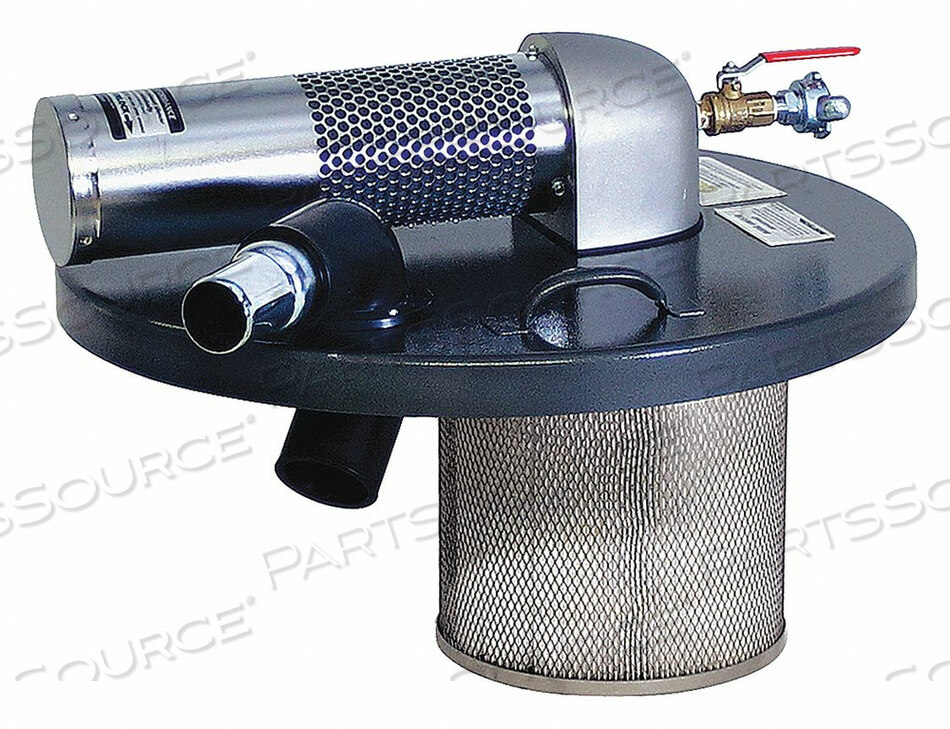 OEM#: N551BDRUM-TOP VACUUM HEAD 55 GAL. 89 CFM от Guardair