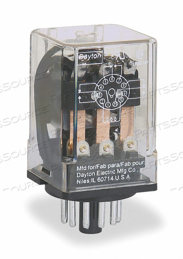 OEM#: 5YP87H7973 РЕЛЕ ГЕНЕРАТОРА 11-КОНТАКТНОЕ ВОСЬМЕРИЧНОЕ 24 В ПОСТОЯННОГО ТОКА от DAYTON ELECTRIC MANUFACTURING CO