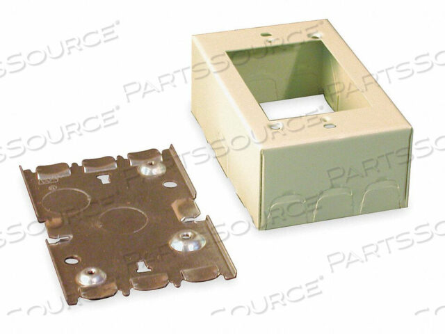 OEM#: V5747SHALLOW DEVICE BOX IVORY STEEL BOXES by Legrand