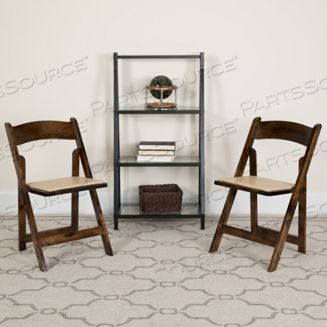 OEM#: 4-XF-2903-FRUIT-WOOD-GG4 УПАКОВКА СКЛАДНОЙ ДЕРЕВЯННЫЙ СТУЛ HERCULES SERIES FRUITWOOD С ВИНИЛОВОЙ ОБИВКОЙ СИДЕНЬЯ от Flash Furniture