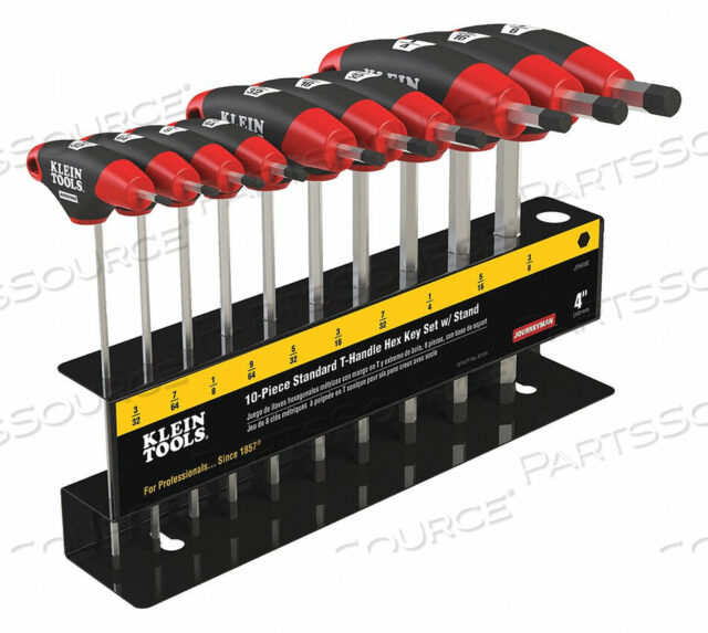 OEM#: JTH410E10 PC. SAE JOURNEYMAN T-HANDLE SET WITH STAND by Klein Tools