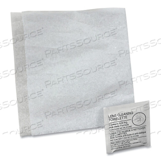 OEM#: 14551УВЛАЖНЕННАЯ САЛФЕТКА ДЛЯ ЧИСТКИ ЛИНЗ, 8,5 ДЮЙМА X 5,5 ДЮЙМА от Jackson Safety